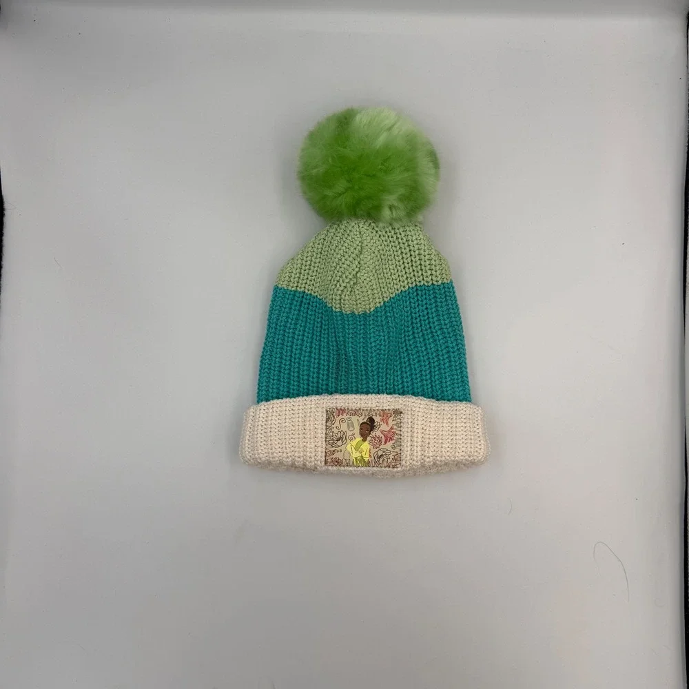 Disney Parks Love Your Melon Tiana Princess & the Frog Beanie TODDLER SIZE Pom